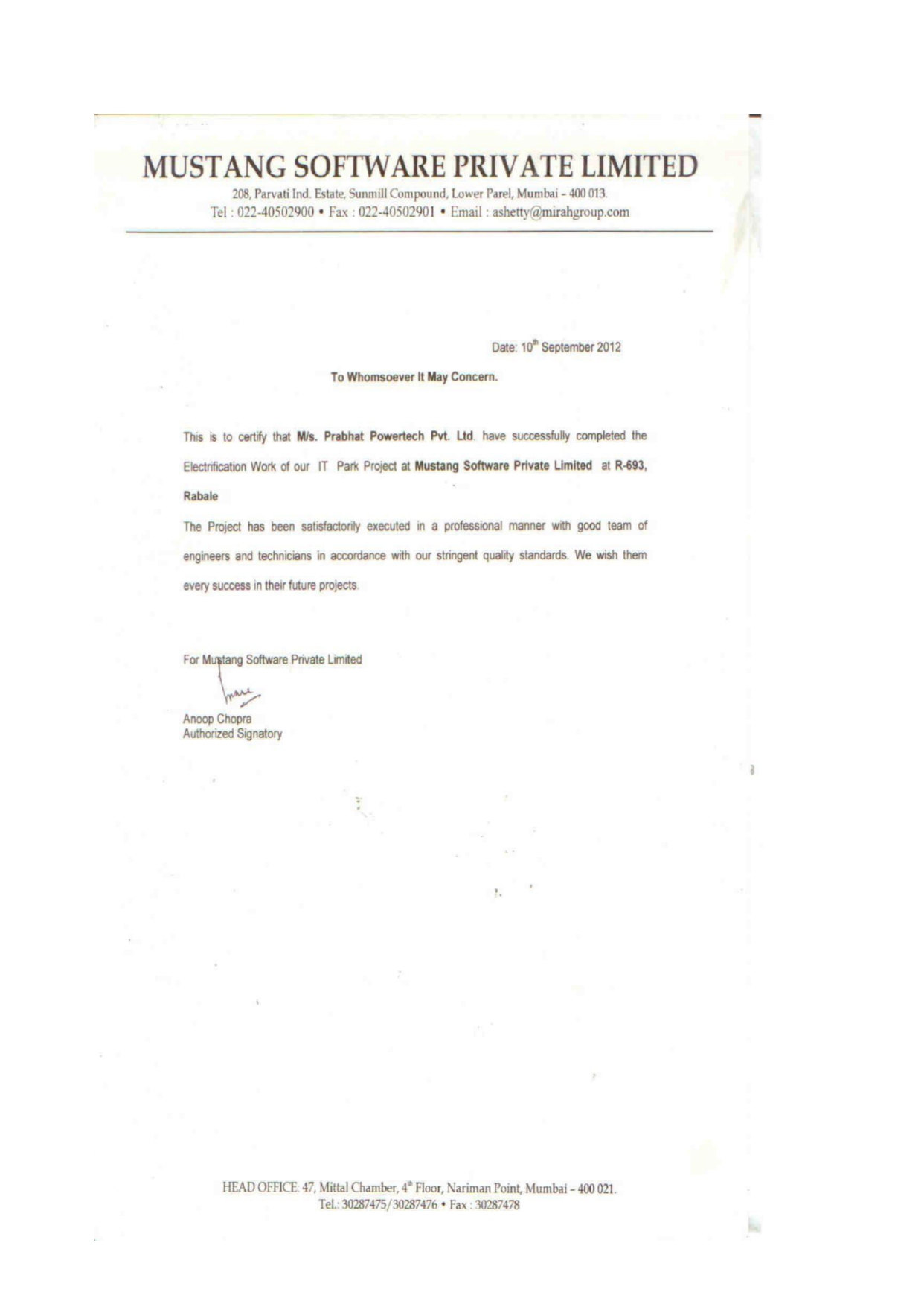 Certificate Page 0019